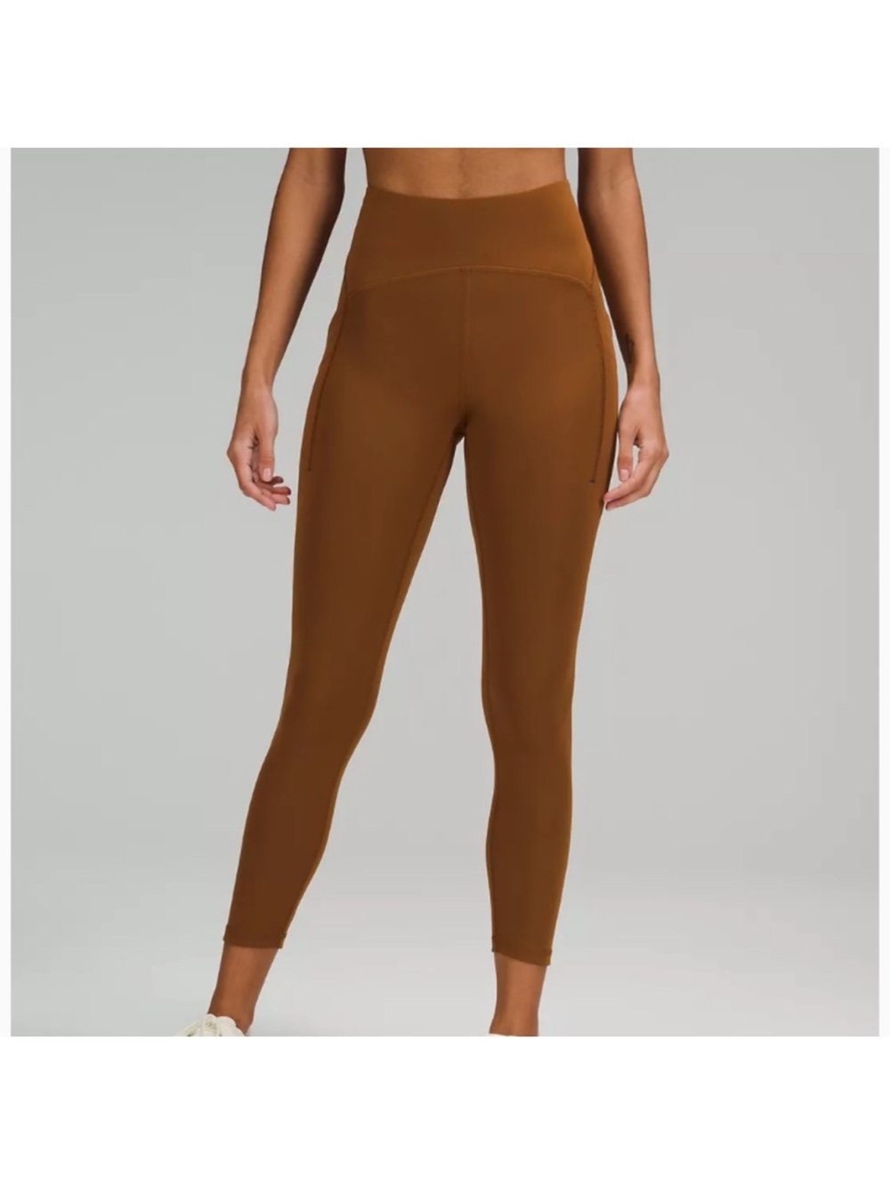 Lululemon Unlimit High-Rise Tight 25 Inch Inseam Brown Earth Size 6